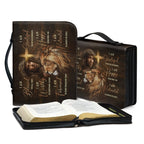 Personalized Lion Faith Affirmations Bible Cover