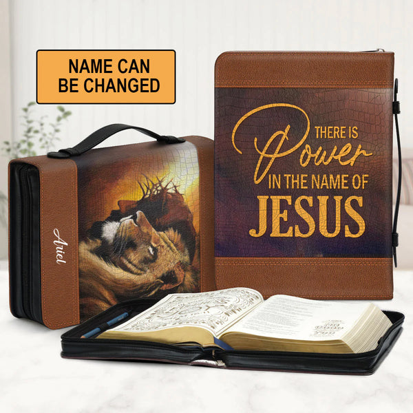 Personalized Power in Jesus Name Bible Cover