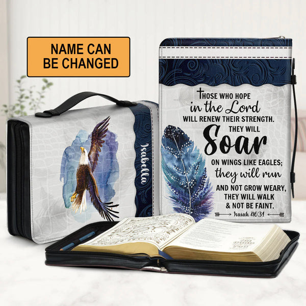 Personalized Soaring Eagle Bible Cover