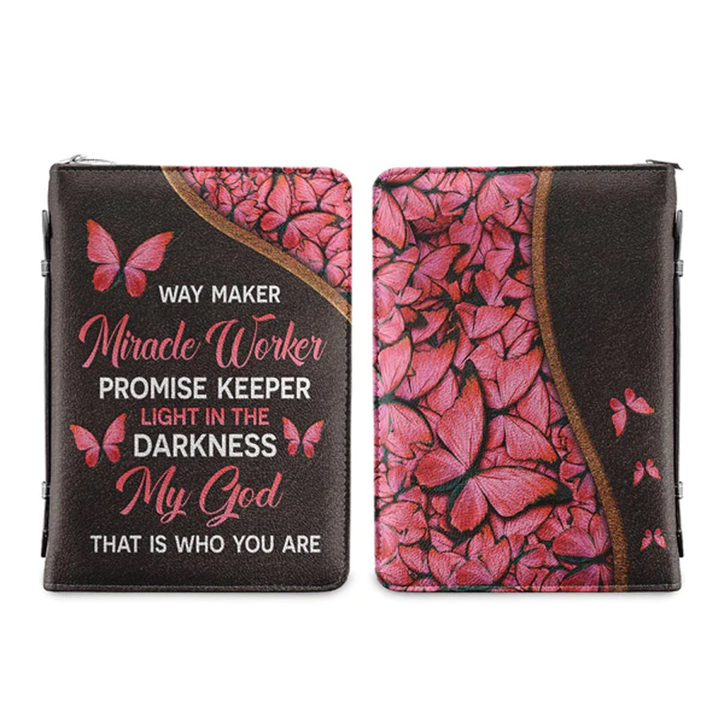 Floral Faith Way Maker Bible Cover Case