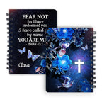 Personalized "You Are Mine" Christian Spiral Journal