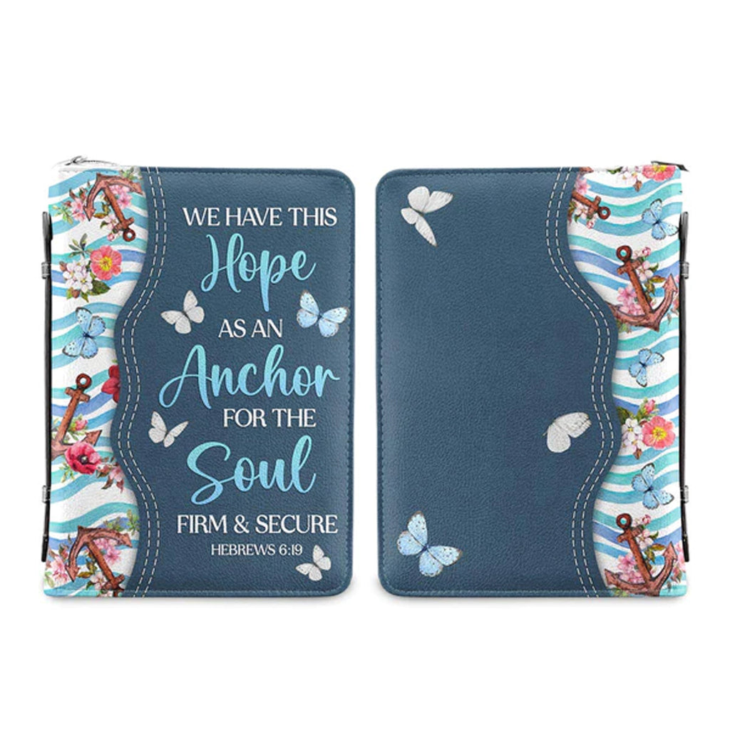 Hebrews 6:19 Anchor Personalized Bible Cover