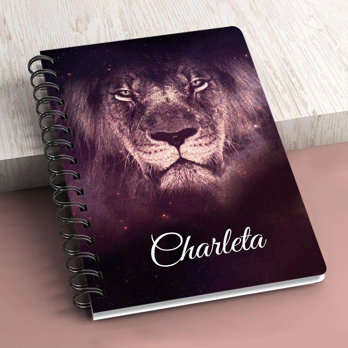 Personalized "Power In The Name Of Jesus" Spiral Journal