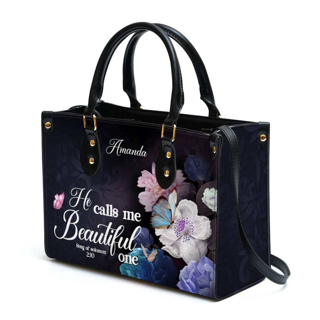 Personalized He Calls Me Beautiful One Tote Bag