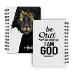 Personalized "Be Still & Know That I Am God" Spiral Journal