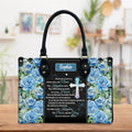 Personalized Our Father Leather Handbag