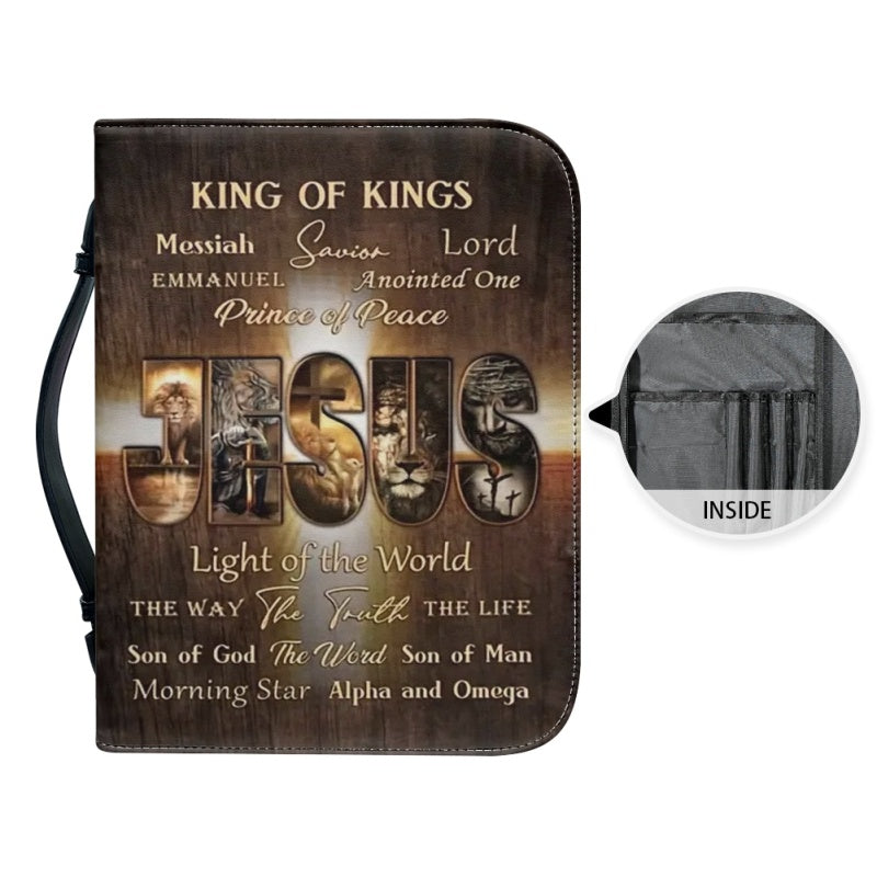 Personalized King of Kings Lion Bible Cover