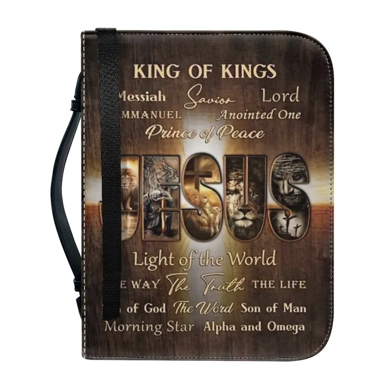 Personalized King of Kings Lion Bible Cover