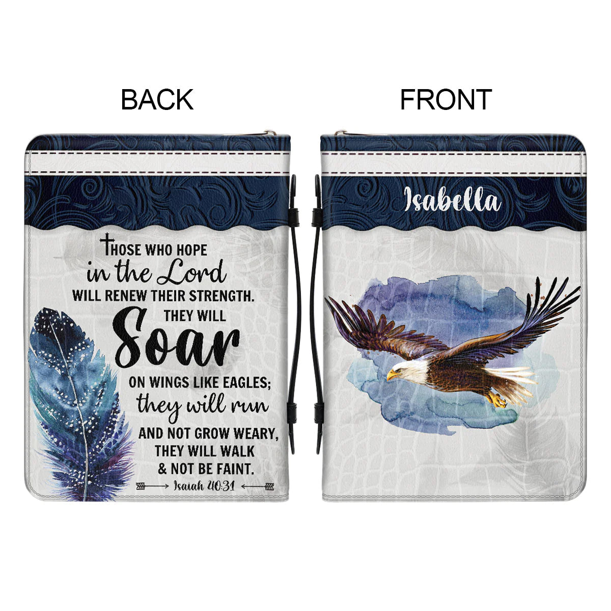Personalized Soaring Eagle Bible Cover