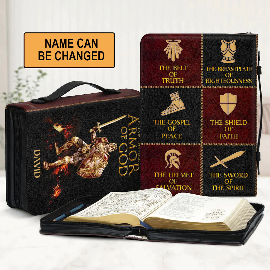 Personalized Armor of God Bible Cover