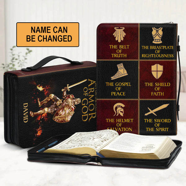 Personalized Armor of God Bible Cover