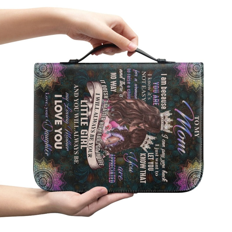 Personalized To My Mom Mandala Bible Cover