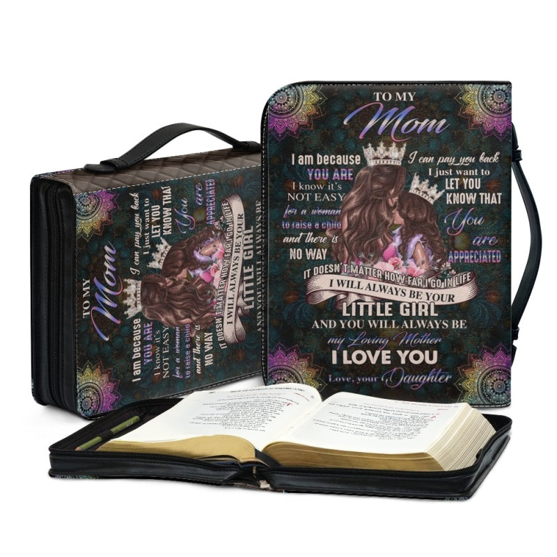 Personalized To My Mom Mandala Bible Cover