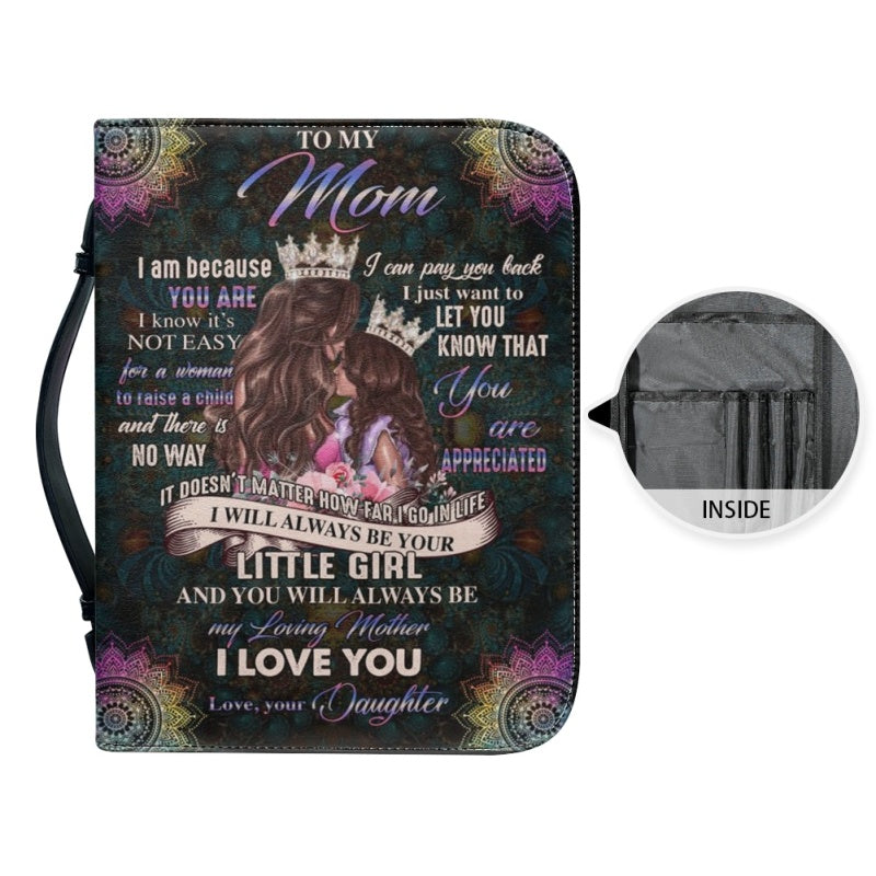 Personalized To My Mom Mandala Bible Cover
