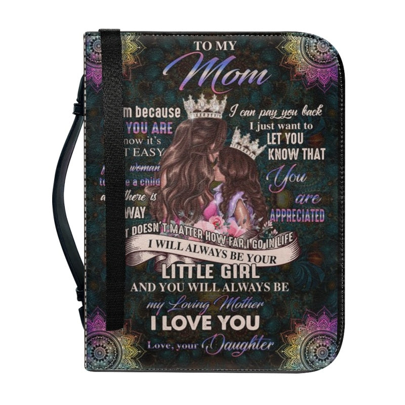 Personalized To My Mom Mandala Bible Cover