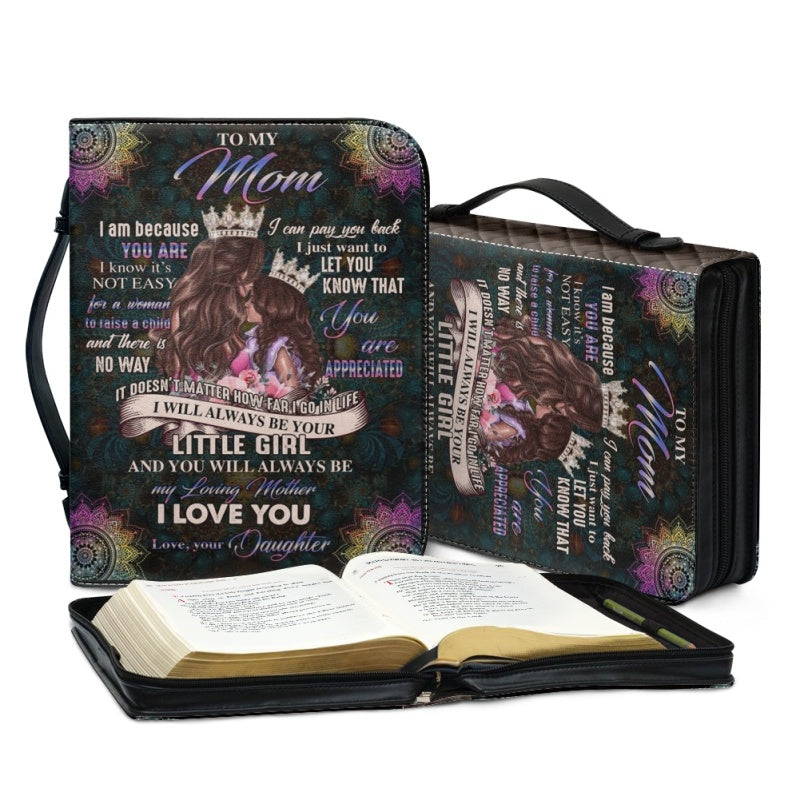 Personalized To My Mom Mandala Bible Cover