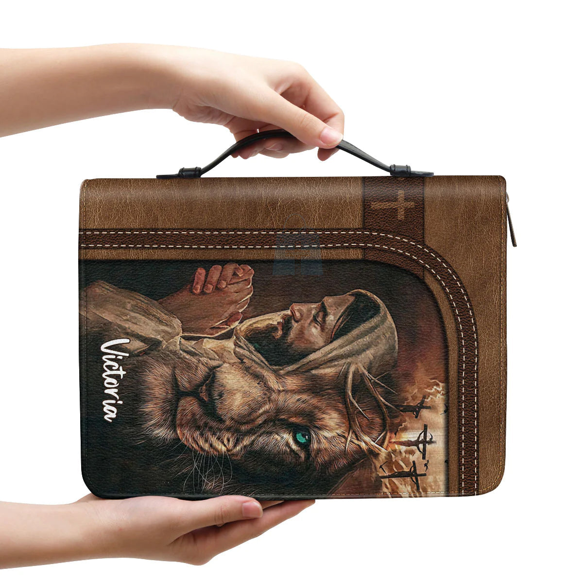 His Life Saved My Life Personalized Bible Cover