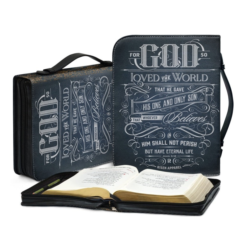 Custom For God So Loved The World Bible Cover