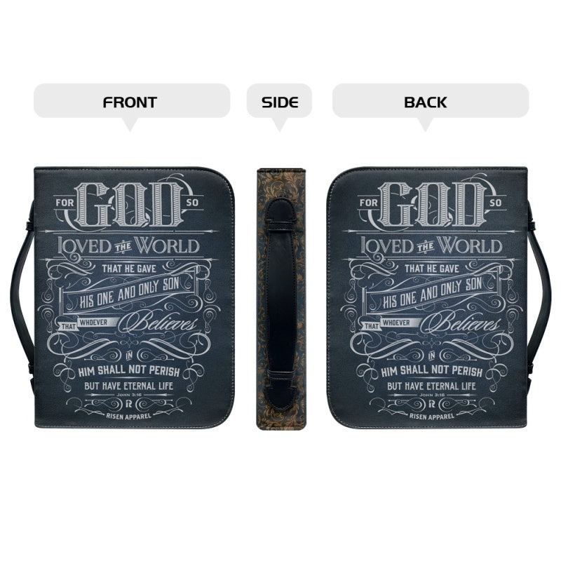 Custom For God So Loved The World Bible Cover