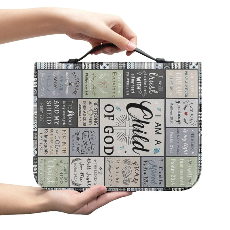 Personalized I Am Child of God Bible Cover