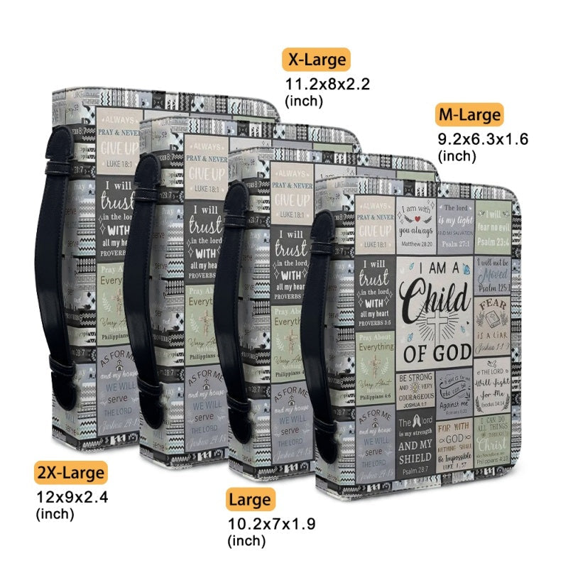 Personalized I Am Child of God Bible Cover