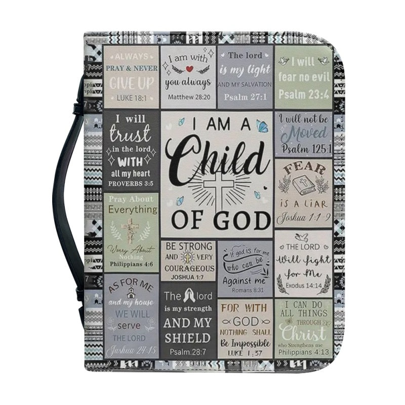 Personalized I Am Child of God Bible Cover