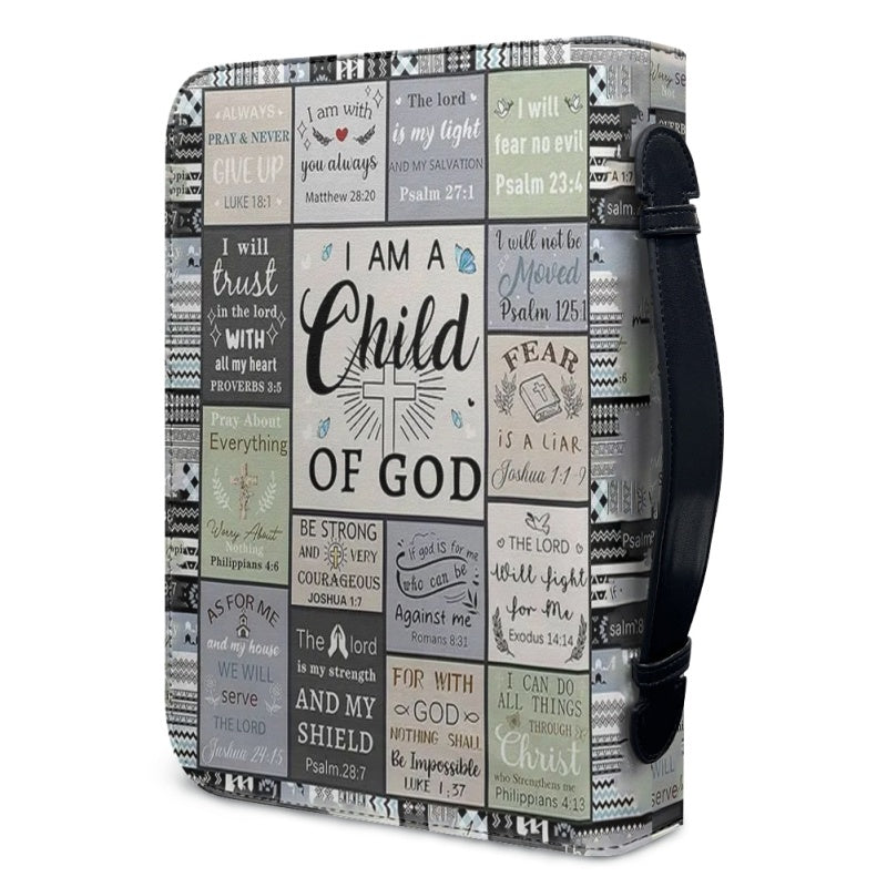 Personalized I Am Child of God Bible Cover