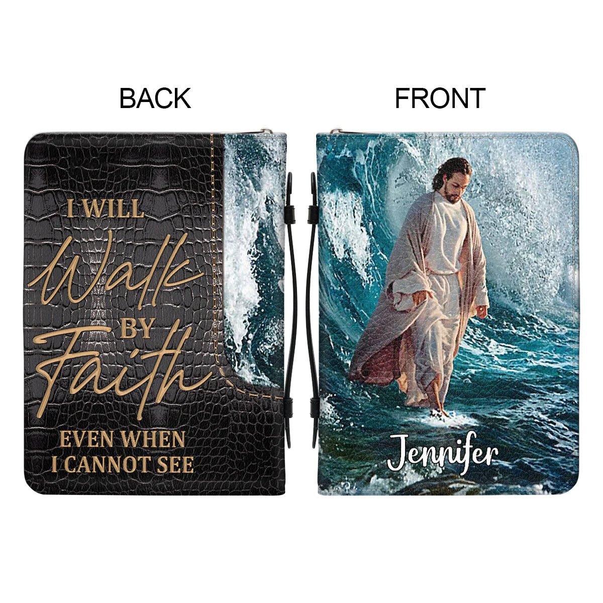 Walk By Faith Personalized Bible Cover