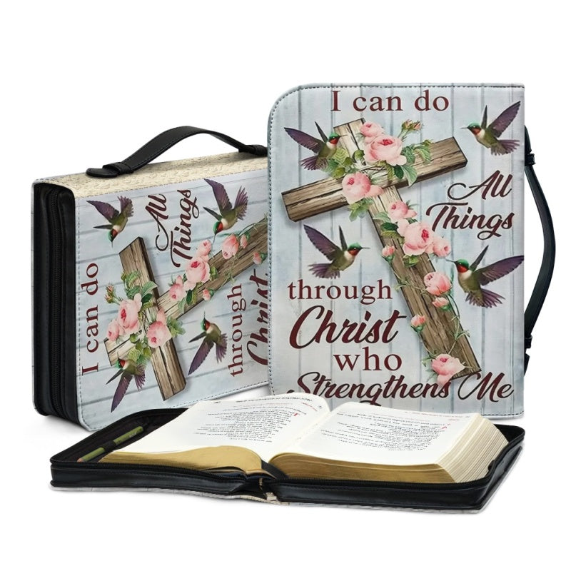 Personalized Sunflower Cross Bible Cover