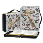 Personalized Sunflower Cross Bible Cover