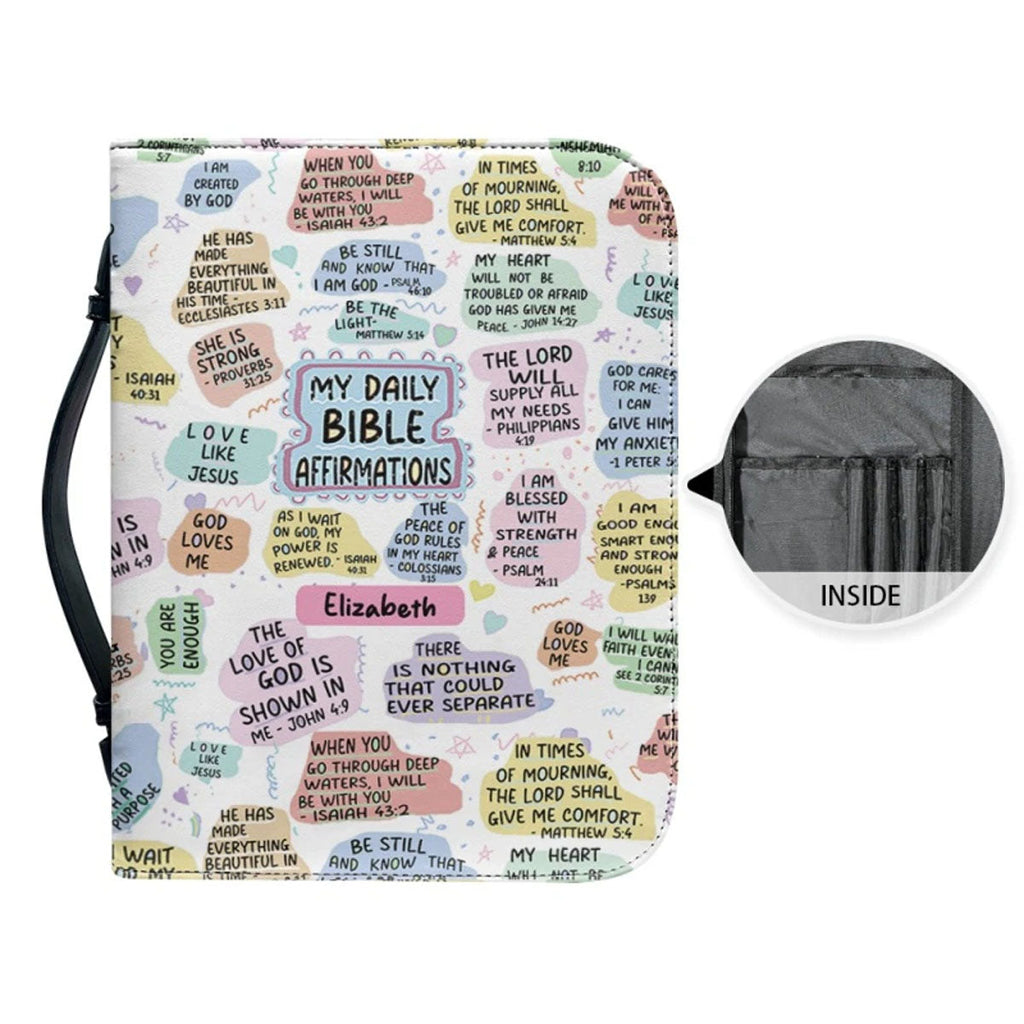 Personalized Daily Affirmation Bible Cover