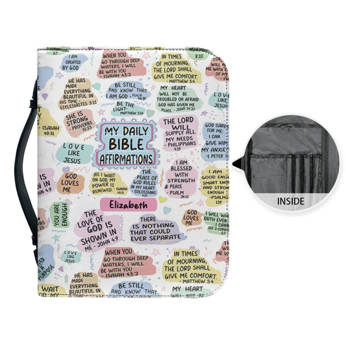 Personalized Daily Affirmation Bible Cover