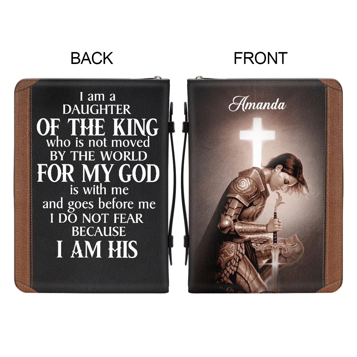 Daughter of the King Personalized Bible Cover
