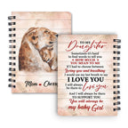 Personalized "To My Daughter" Faith Spiral Journal