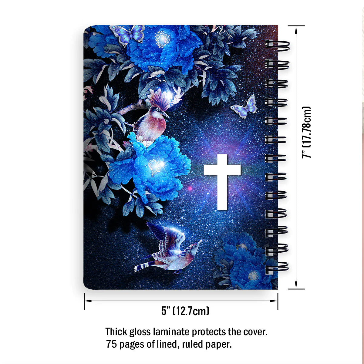 Personalized "You Are Mine" Christian Spiral Journal
