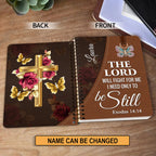 Personalized "The Lord Will Fight For Me" Spiral Journal