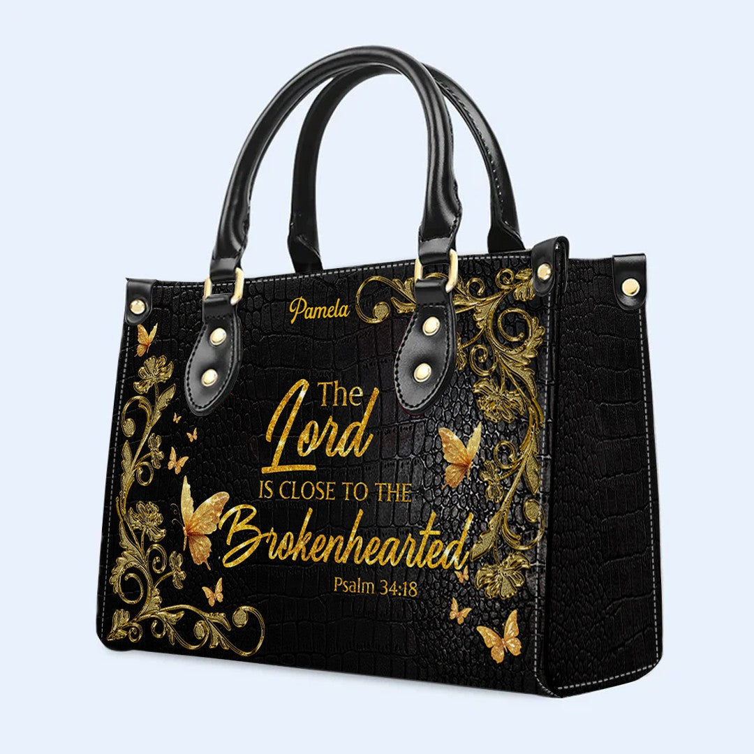 Walking in Faith Custom Christian Leather Handbag
