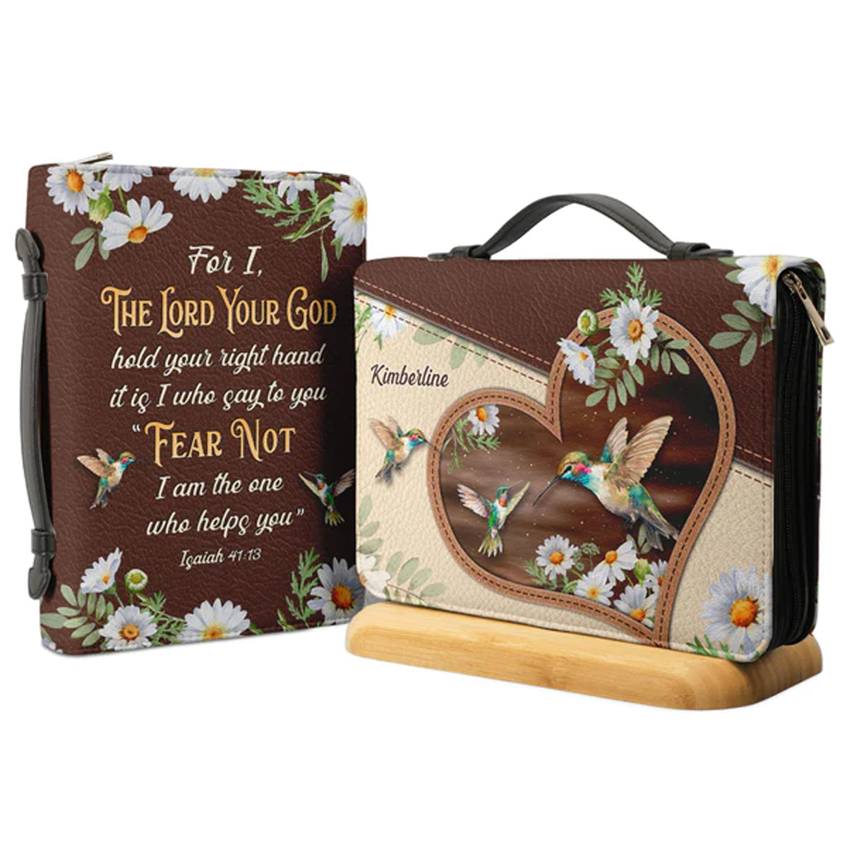Personalized Isaiah 41:13 Bible Cover