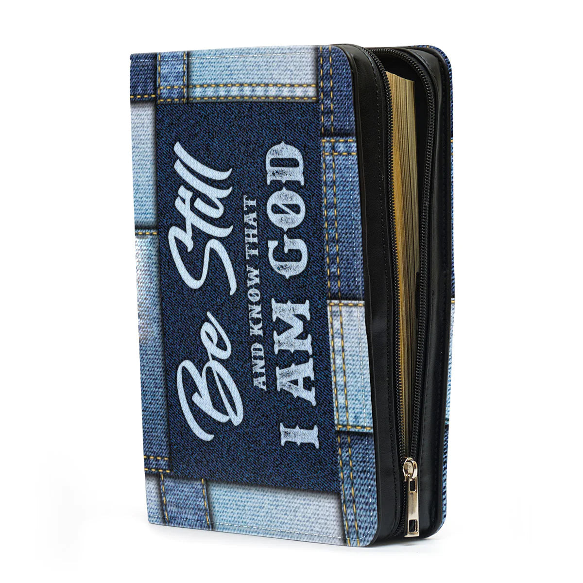 Personalized Be Still & Know Bible Cover