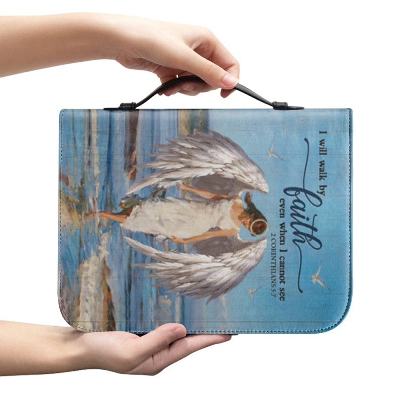 Walk By Faith Personalized Bible Cover