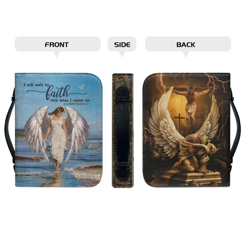 Walk By Faith Personalized Bible Cover