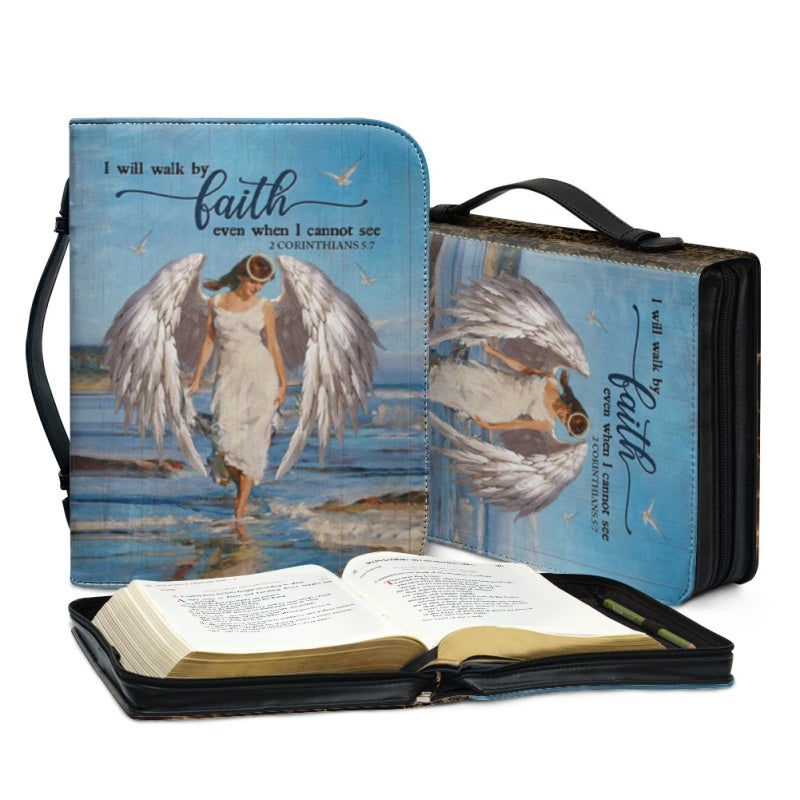 Walk By Faith Personalized Bible Cover