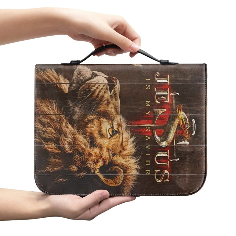 Personalized Majestic Lion Bible Cover