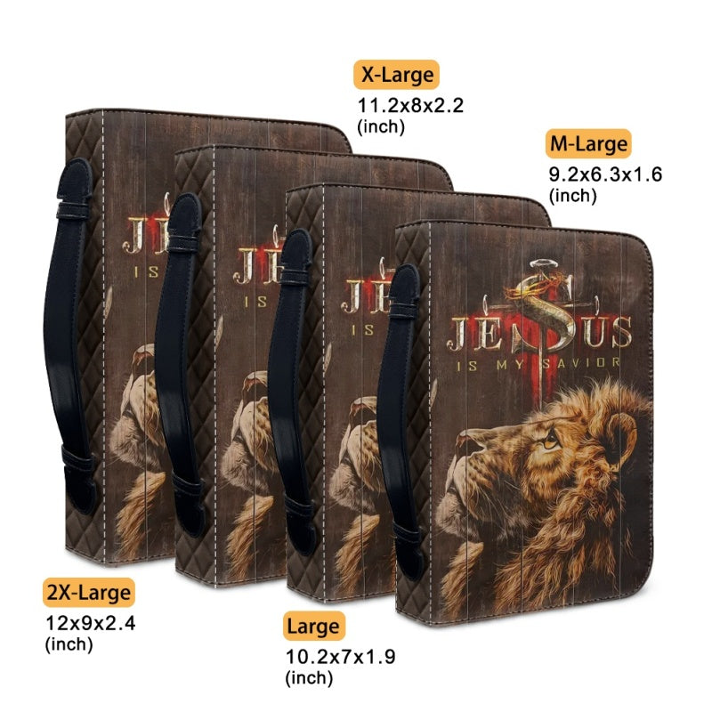 Personalized Majestic Lion Bible Cover