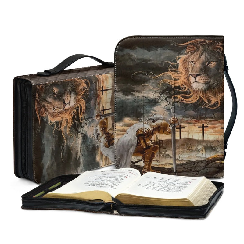 Personalized Majestic Lion Bible Cover
