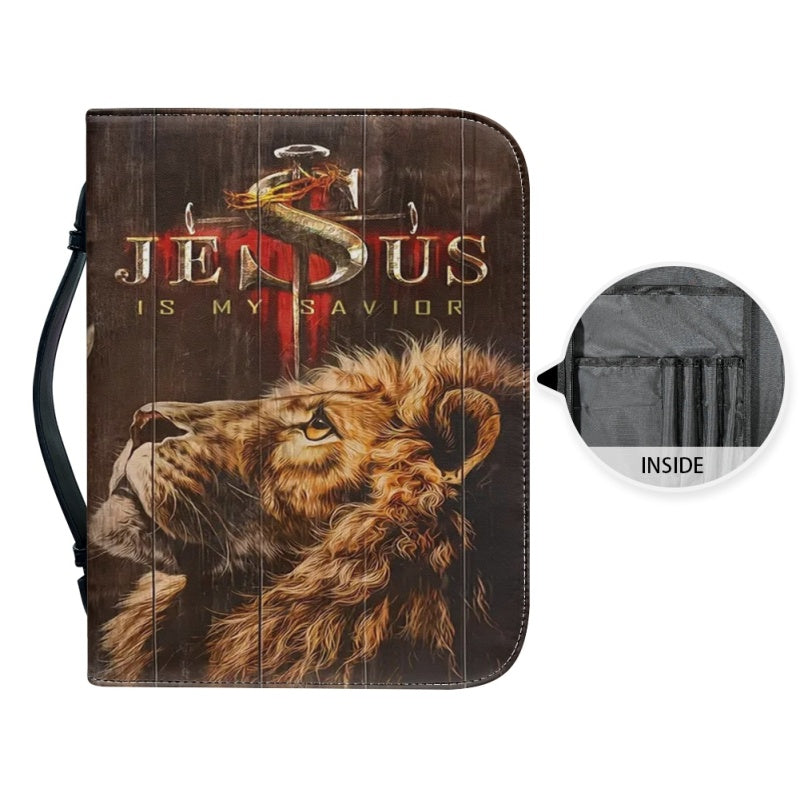 Personalized Majestic Lion Bible Cover