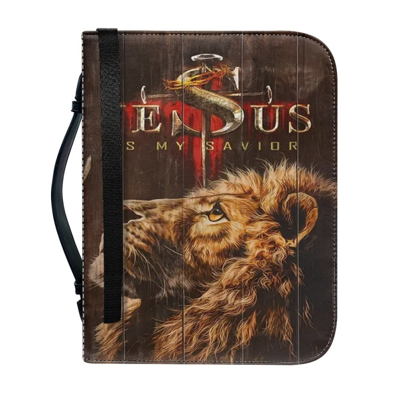 Personalized Majestic Lion Bible Cover