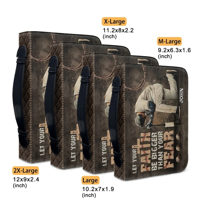 Home Run Faith Baseball Bible Cover Case