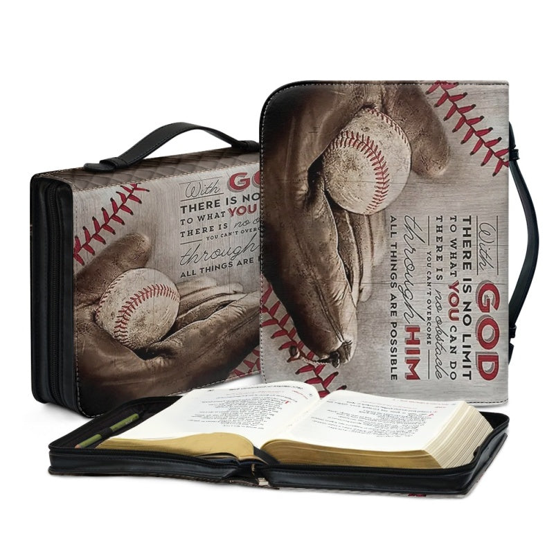 Home Run Faith Baseball Bible Cover Case