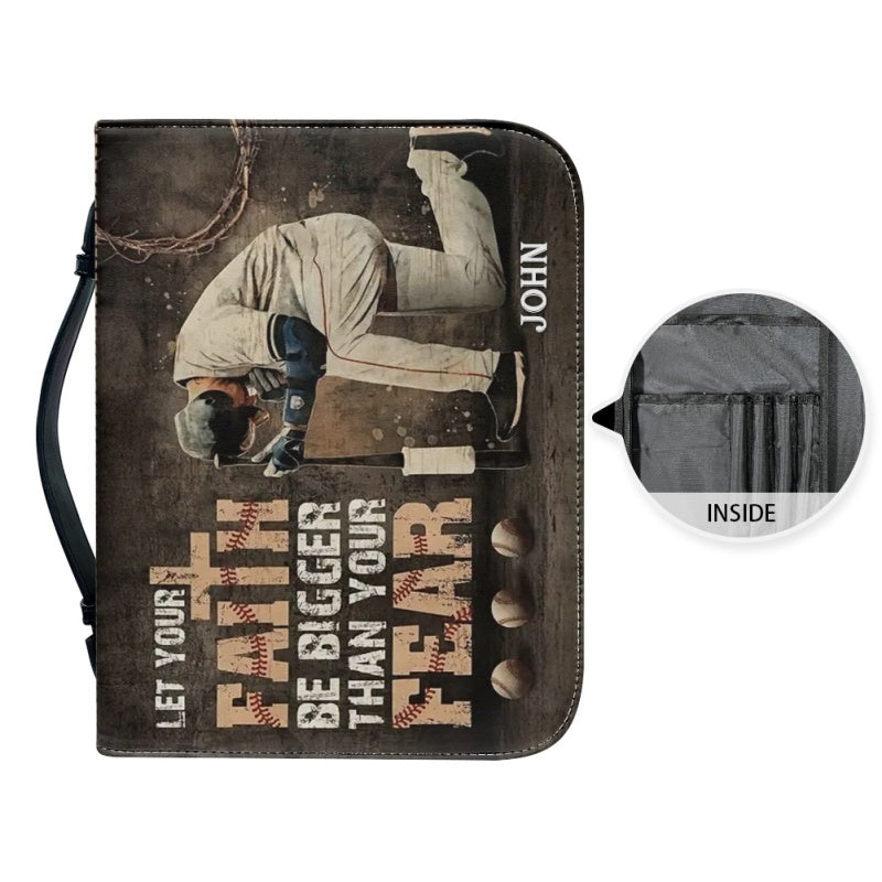 Home Run Faith Baseball Bible Cover Case